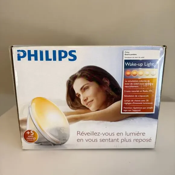 Philips Wake-Up Light Sunrise Alarm Colored Simulation Lamp w/ Natural Sounds - Picture 5 of 16